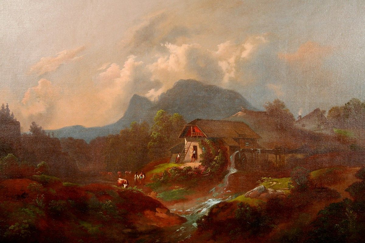 romantická krajina 1862